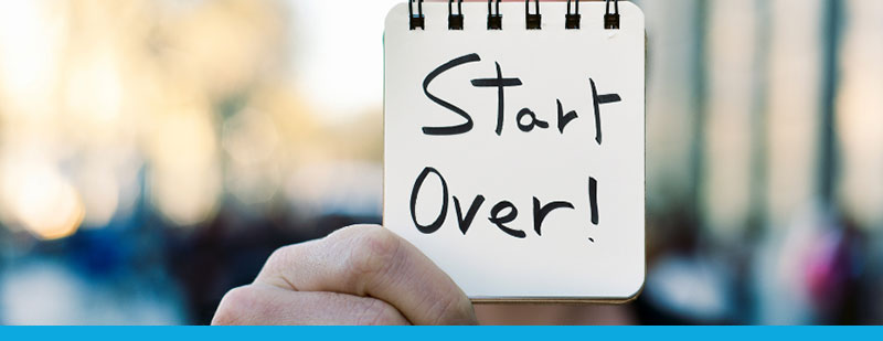 How to start over after failure